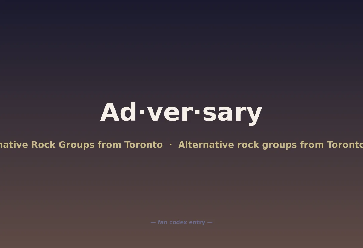 Ad·ver·sary